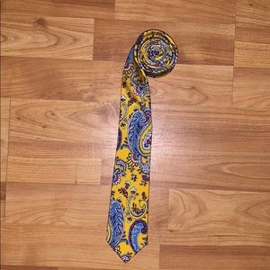 Ralph Lauren Paisley Print Tie • 100% Silk
